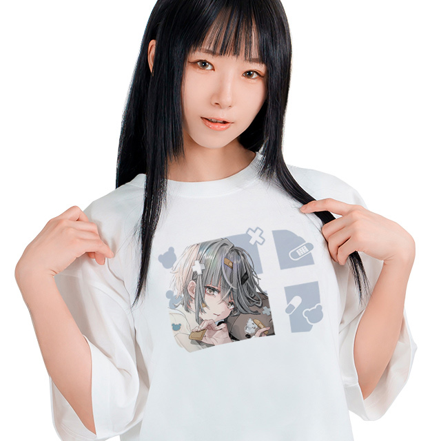 被検体くん。T【白】-クマくん。と絆創膏-
