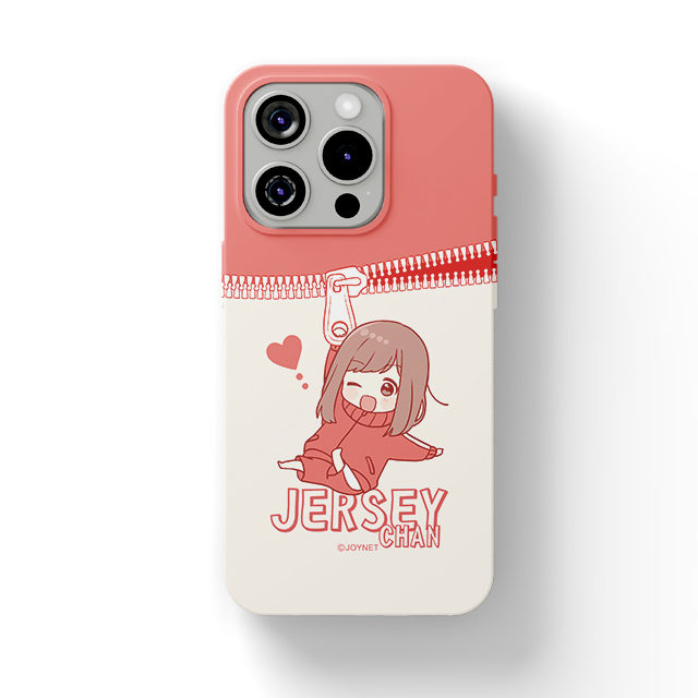 ジャージちゃんiPhoneケース-ハートZIP-