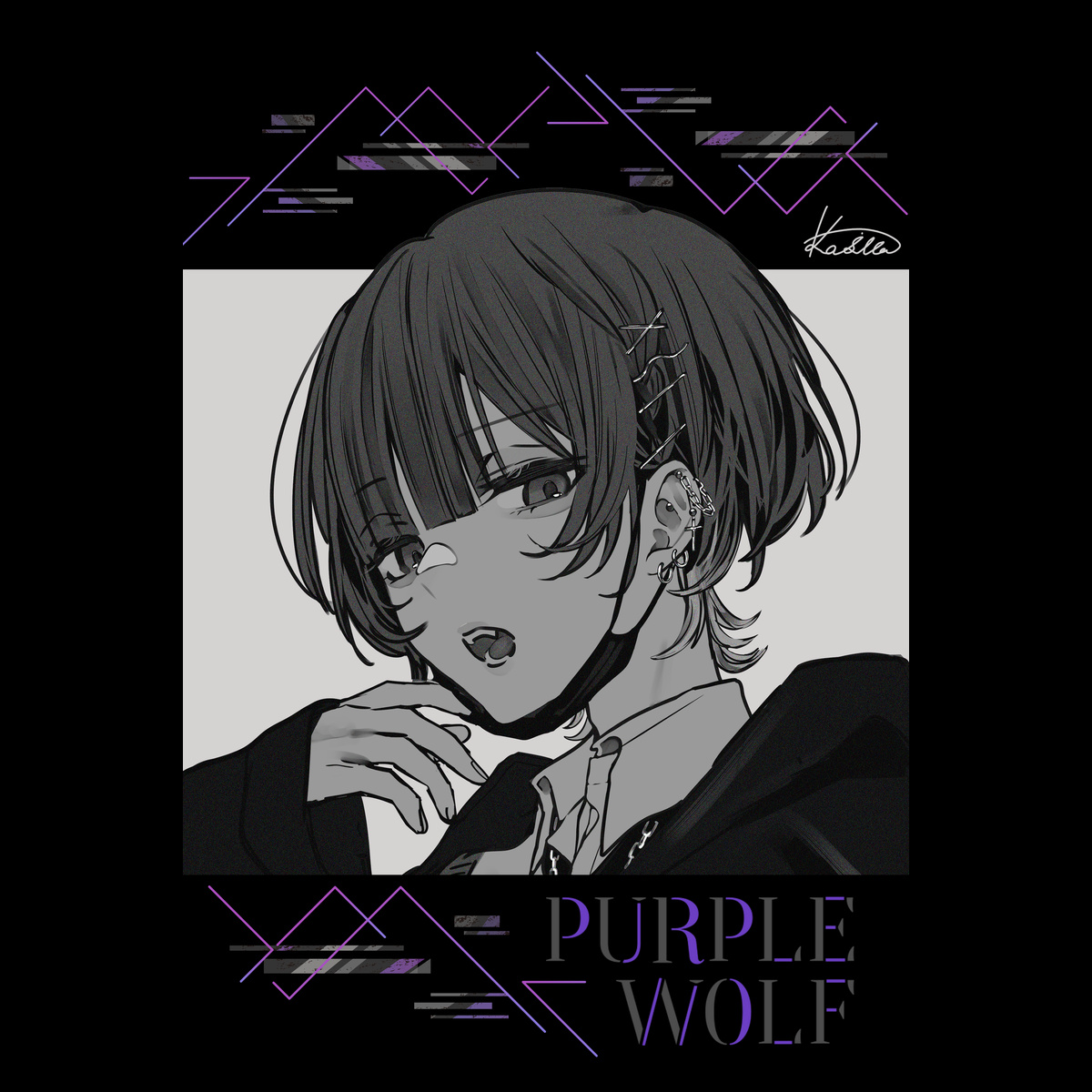 カシバT【黒】-WOLF GRAY- 商品画像3