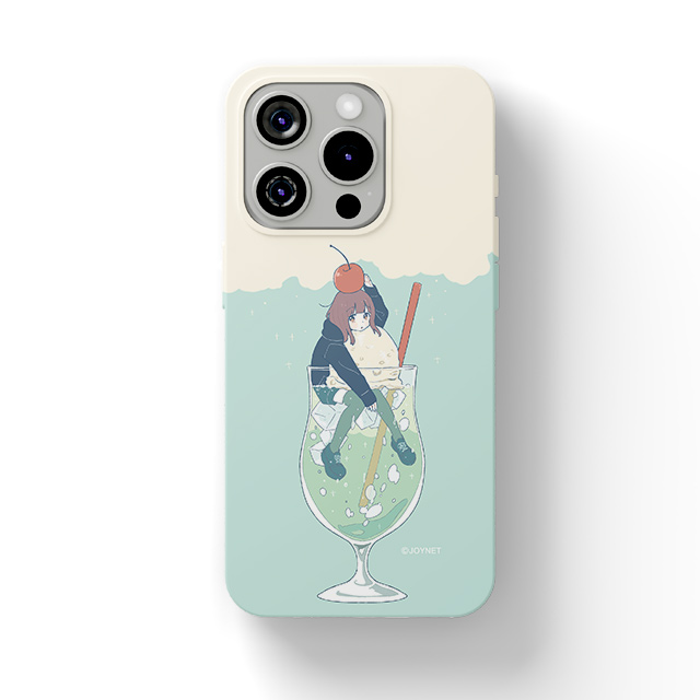 くるみちゃん。iPhoneケース-クリームソーダ-