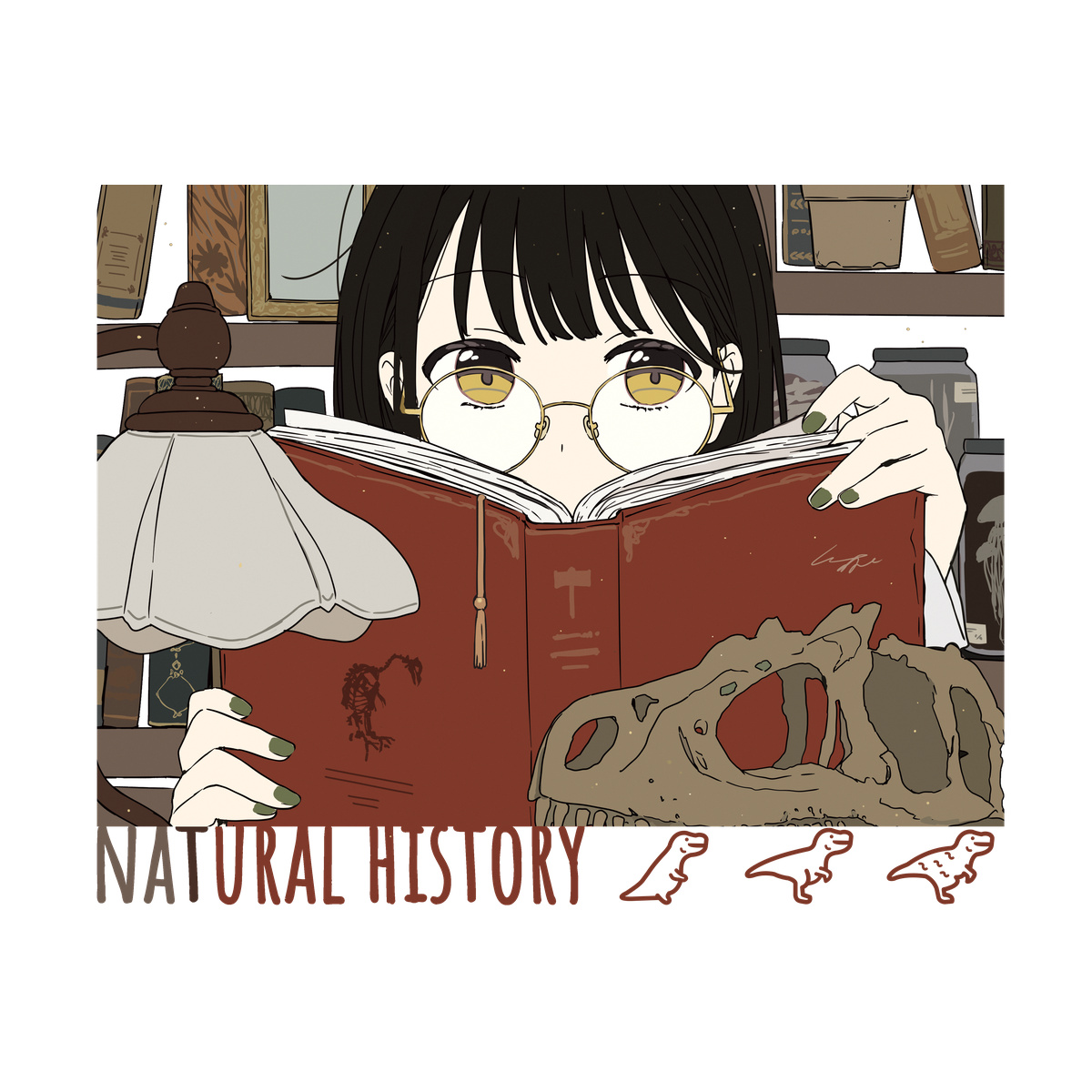 ぽむパーカー【白】-NATURAL HISTORY-
