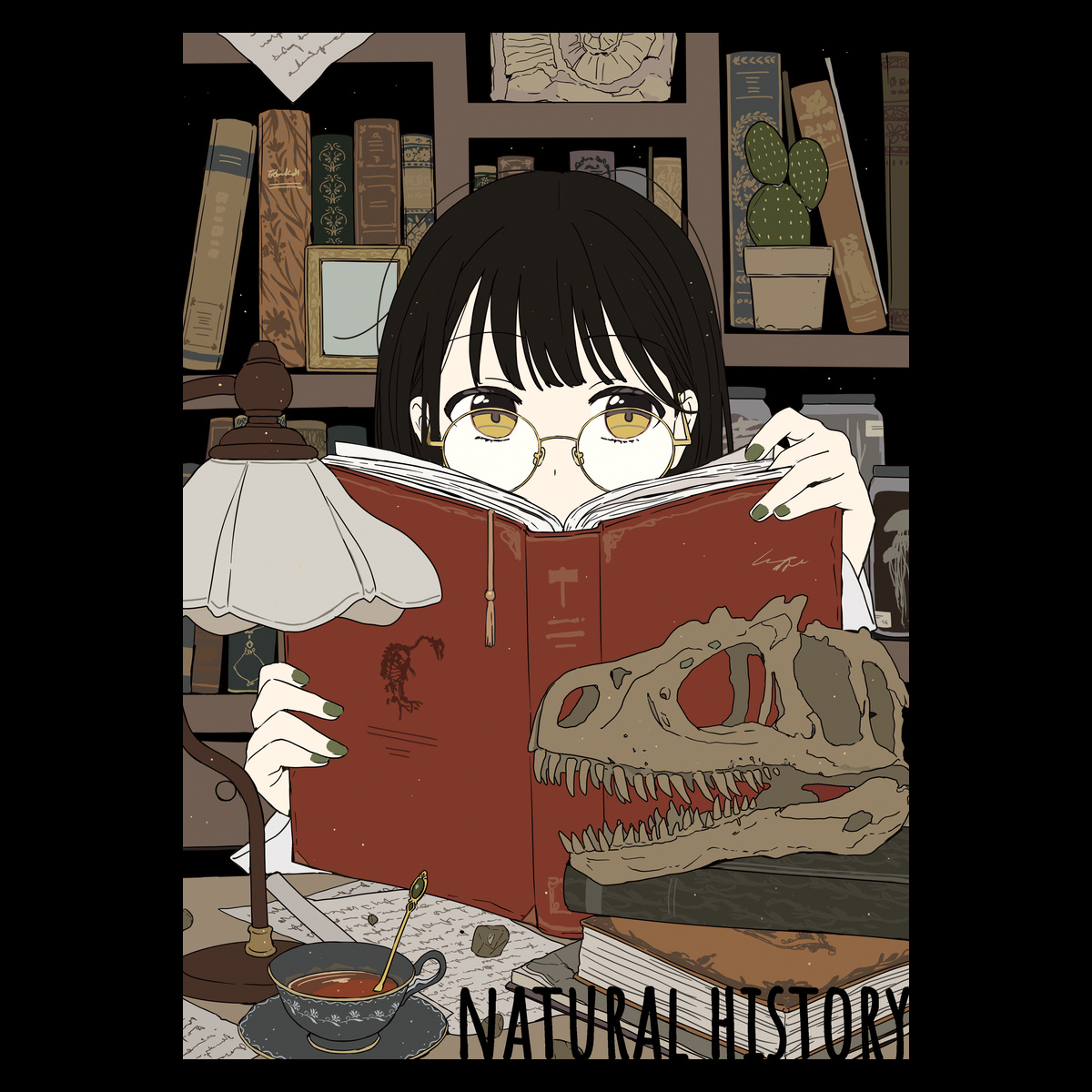 ぽむT【黒】-NATURAL HISTORY-