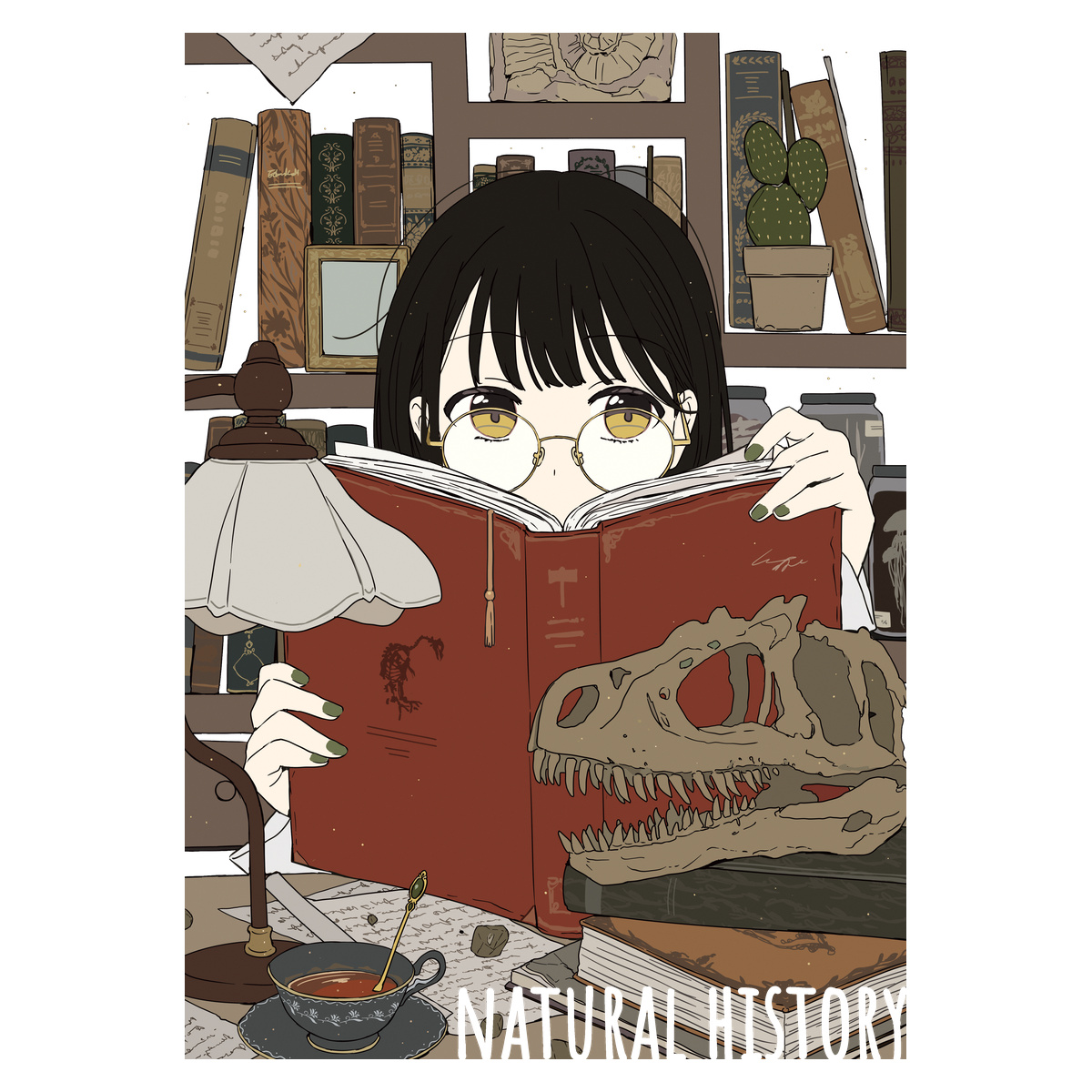 ぽむT【白】-NATURAL HISTORY-