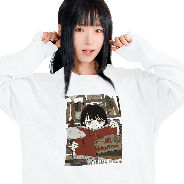 ぽむロンT【白】-NATURAL HISTORY-