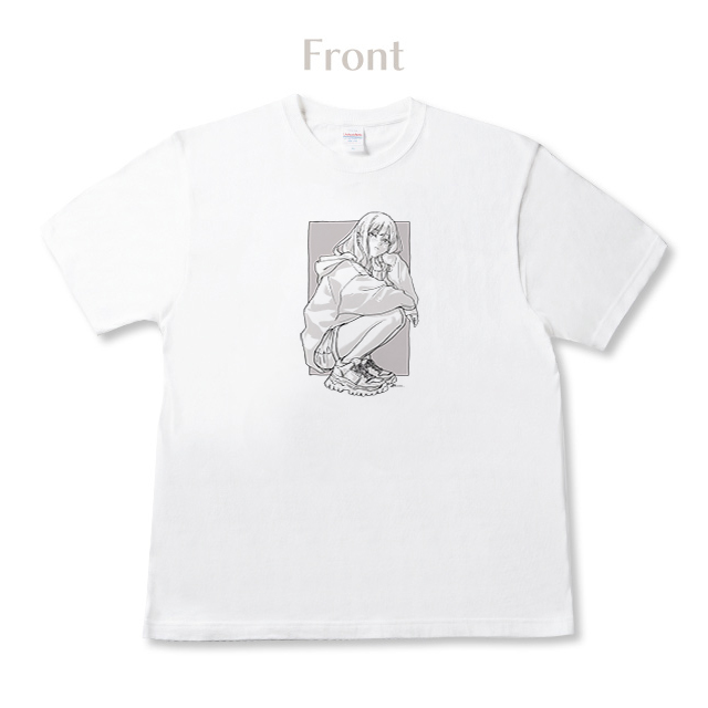 キロ Tシャツ【白】-Loiter-