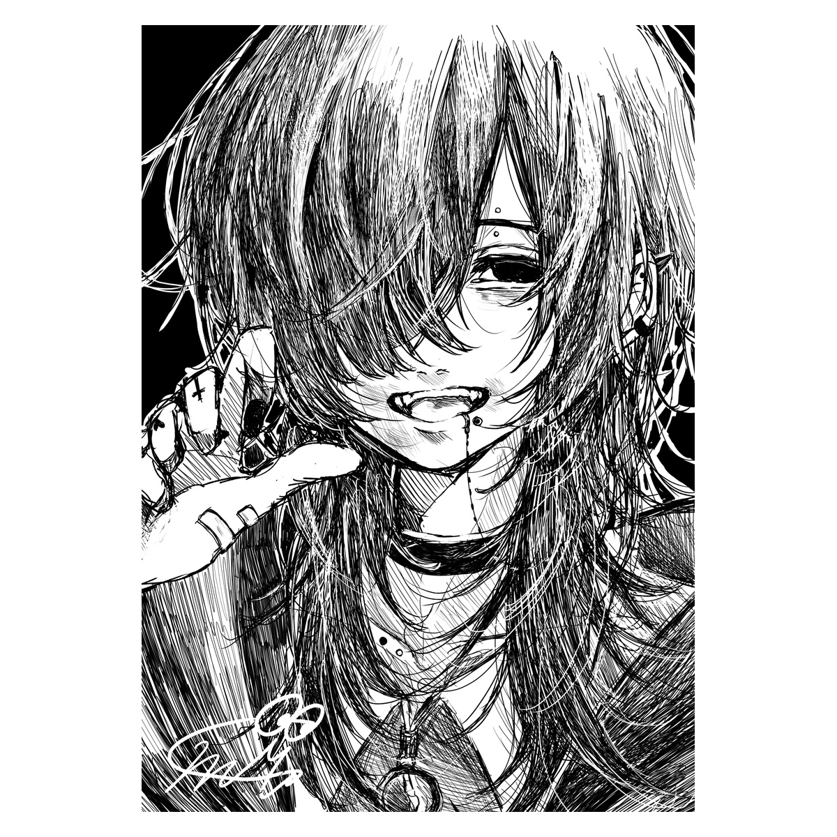 ﾒﾛｳT【白】-02-