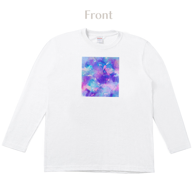 さわ ロングTシャツ【白】