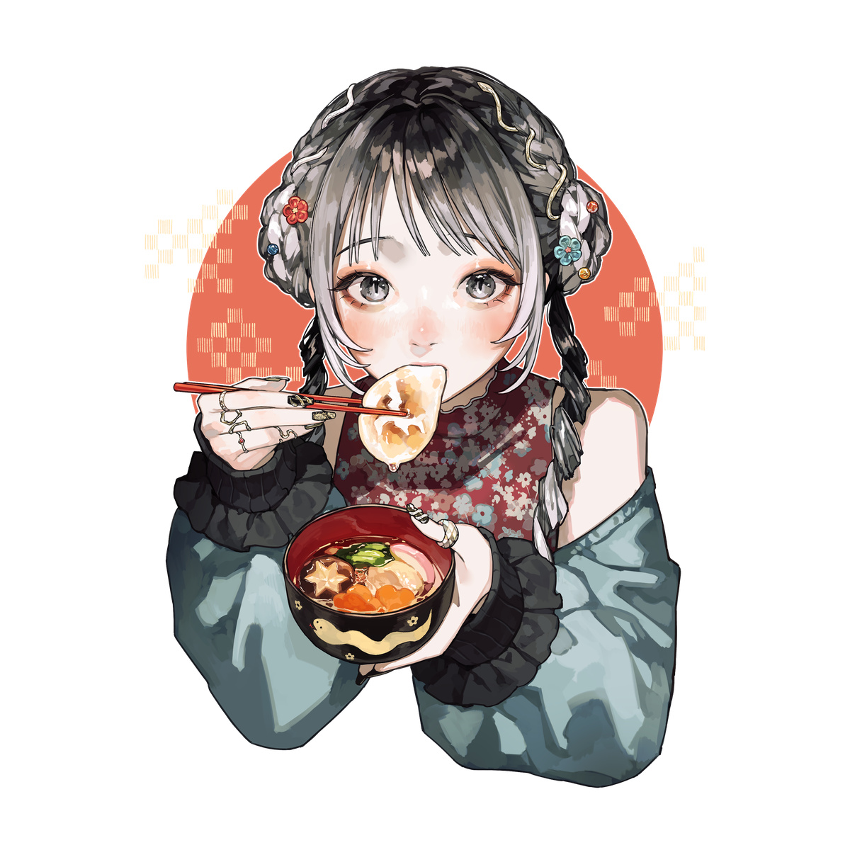 ちゃんふみ Tシャツ -福喰-