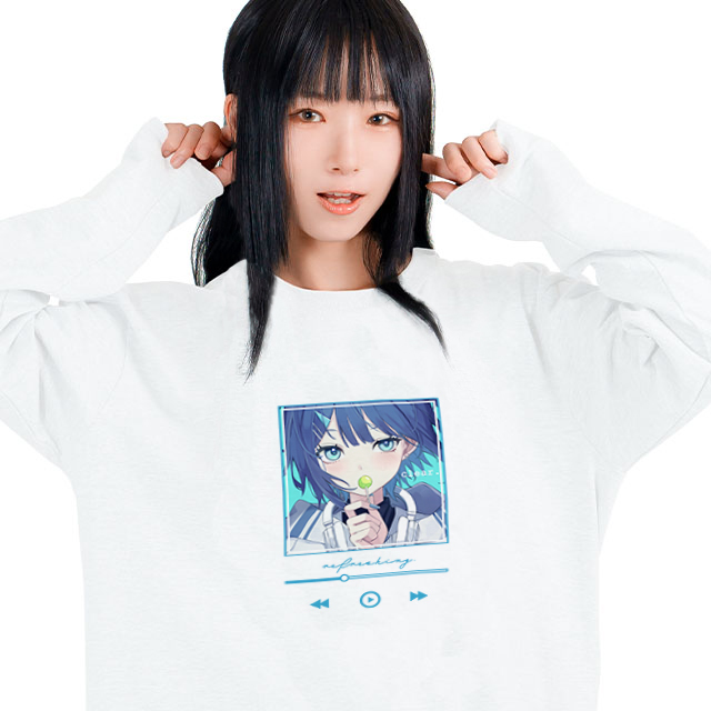 猫とらロンT【白】-02-