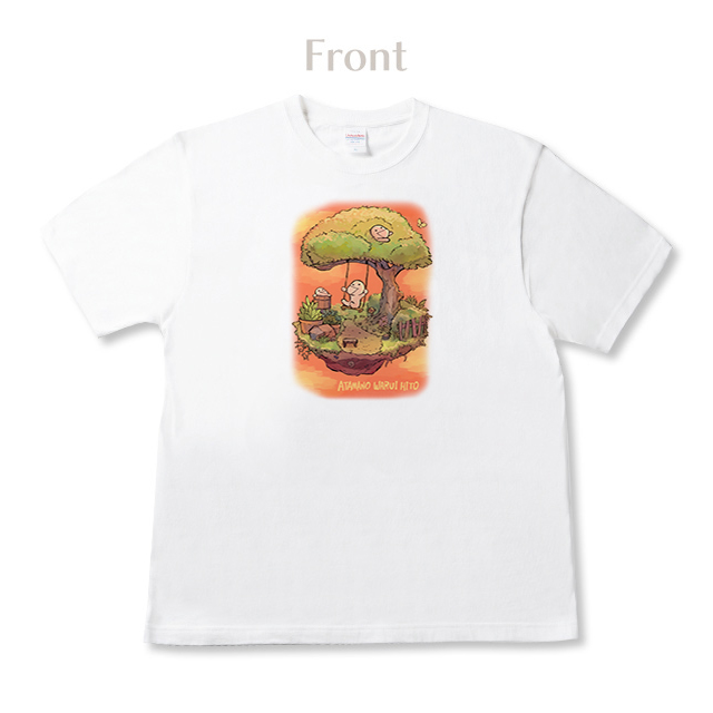 あたまのわるいひと【白】Tシャツ4