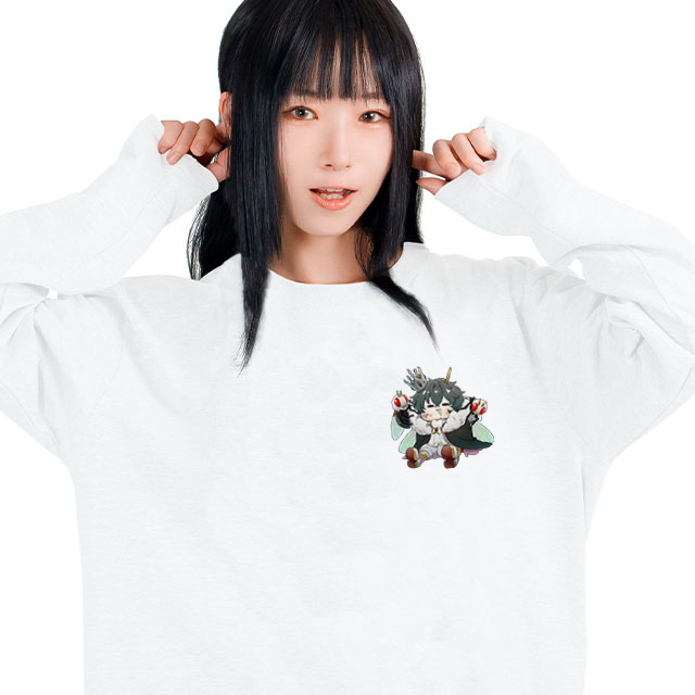 Aru-rutan 「はえの王 べるぜぶぶ」 ワンポイントロングTシャツ