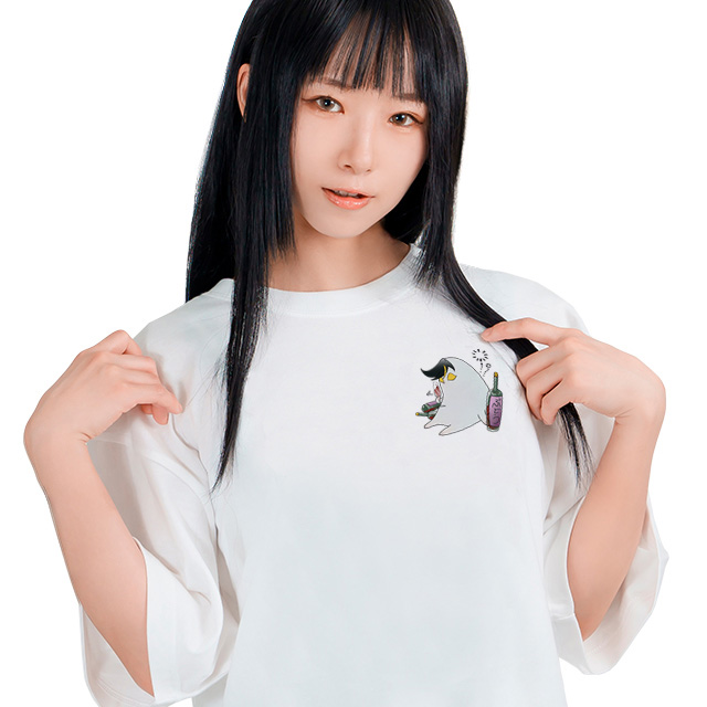 Aru-rutan 「やけ酒あるるたん」 ワンポイントTシャツ