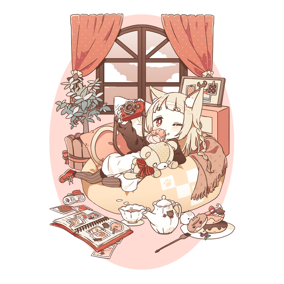 しろなっぱ【白】Tシャツ1