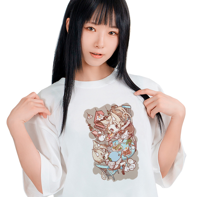 しろなっぱ【白】Tシャツ5