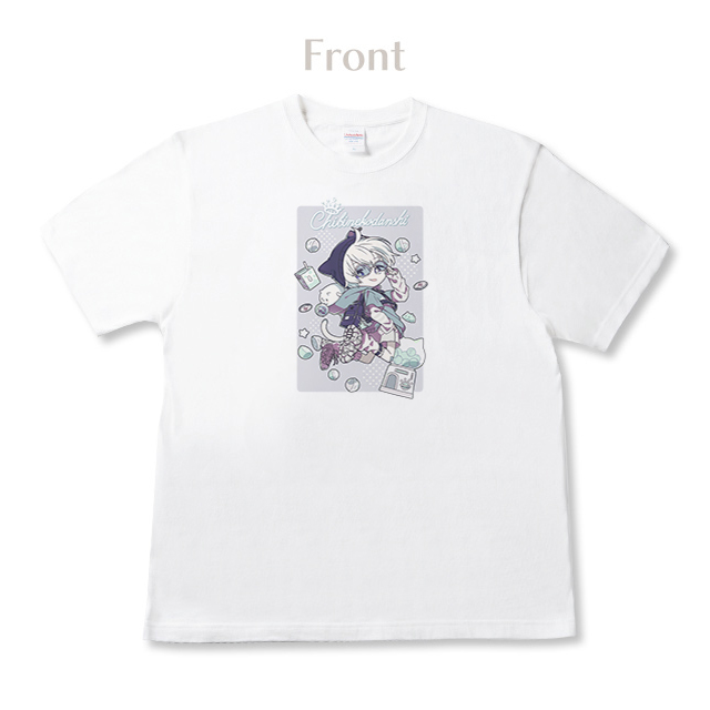 しろなっぱ ちびねこ男子Tシャツ