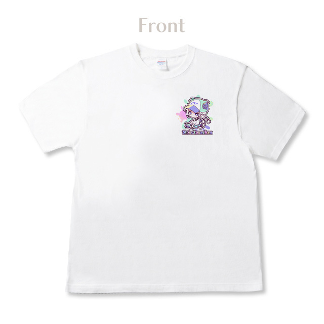 しろなっぱ 白トラちゃん ワンポイントTシャツ