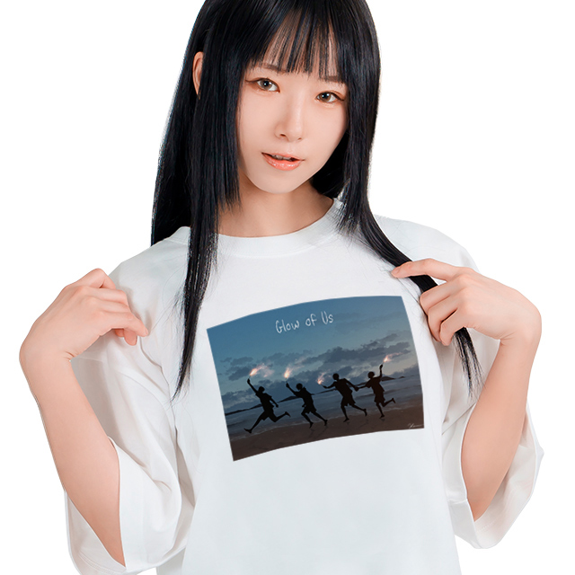 幽栖芽生T【白】-Glow of Us-
