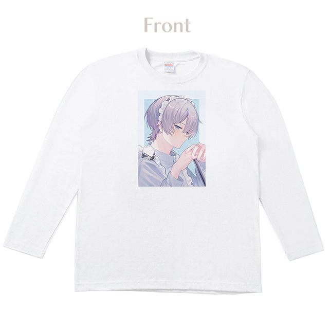 もちめると ロングTシャツ【白】