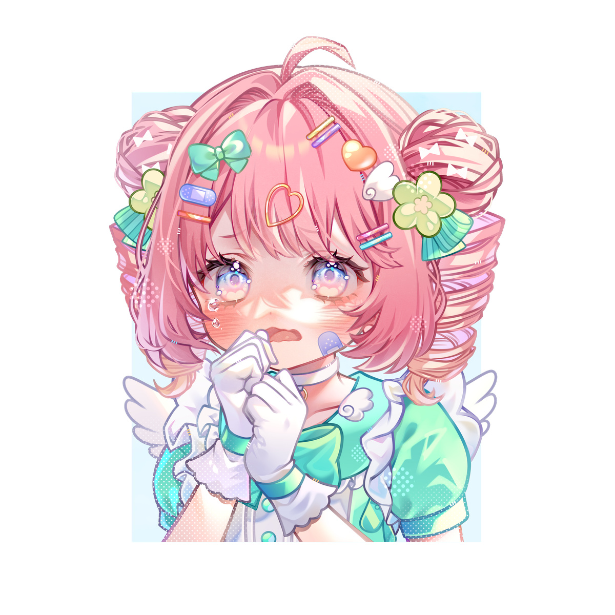 鹿森こだま 魔法少女 Tシャツ