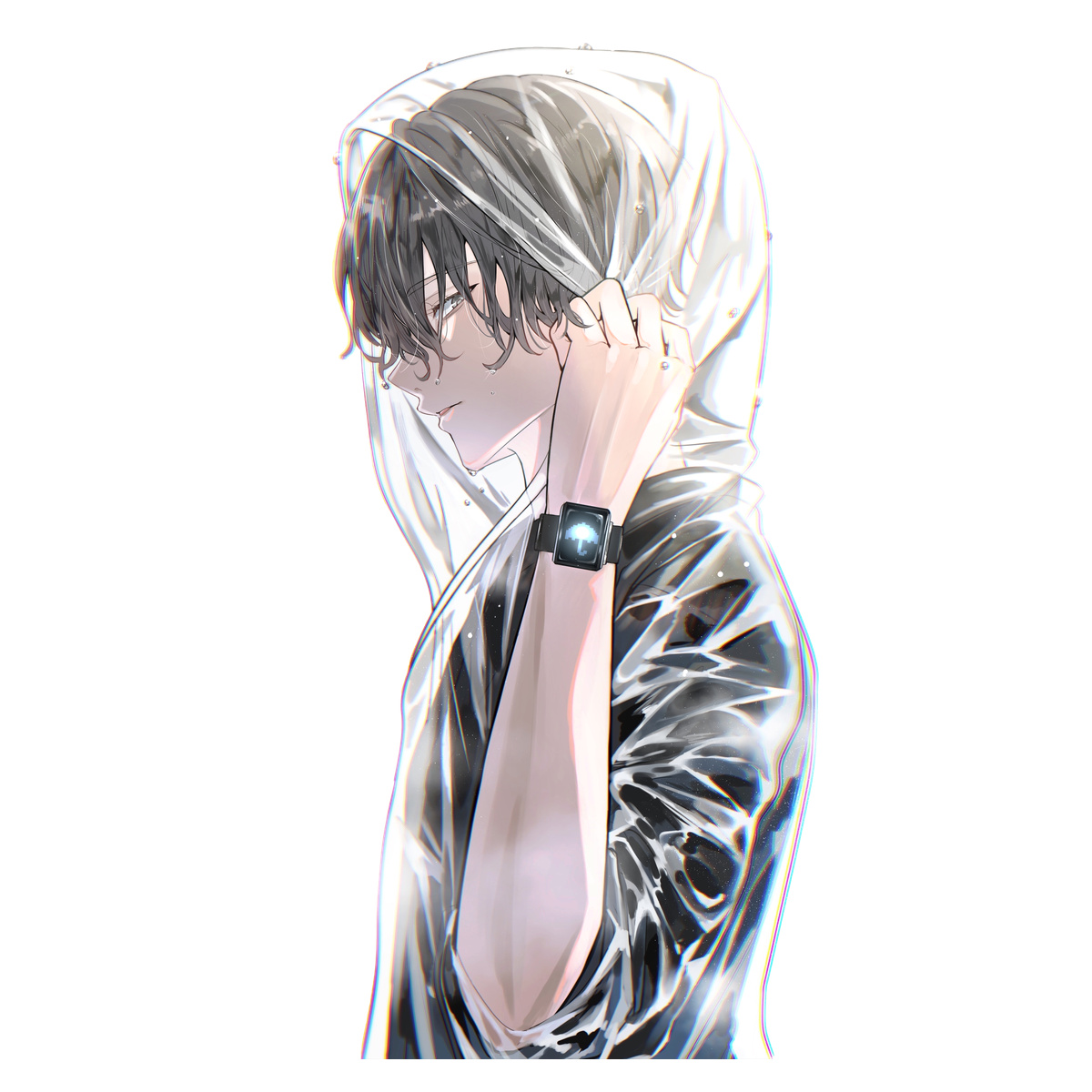 深世 前T【白】-雨模様-