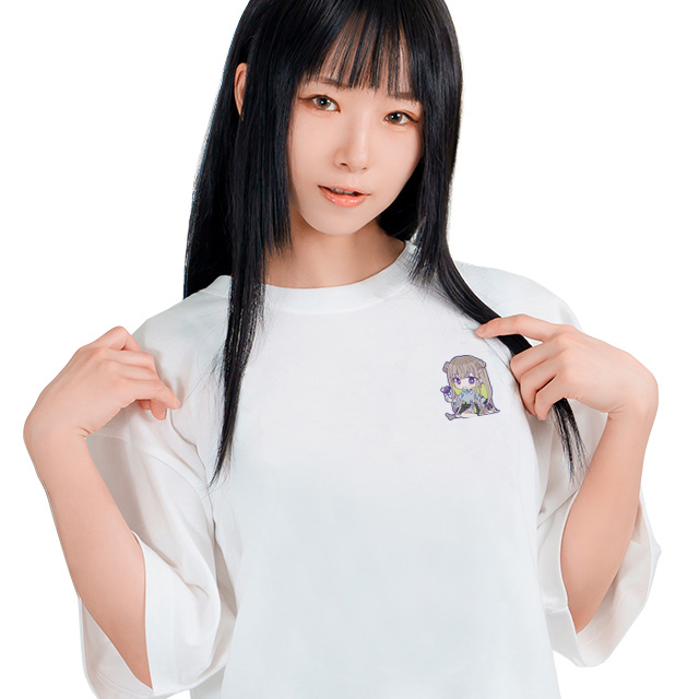 むとちびキャラシリーズ ワンポイントTシャツ アイスちゃん