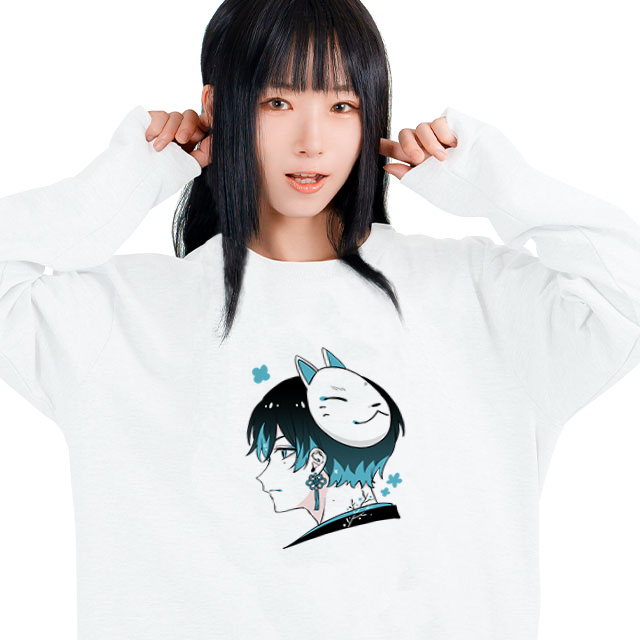 涼芽ヒタキロンT【白】-コン青-