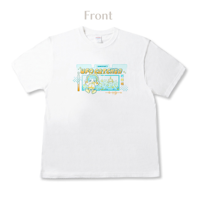 ねこまる Tシャツ【白】-01-