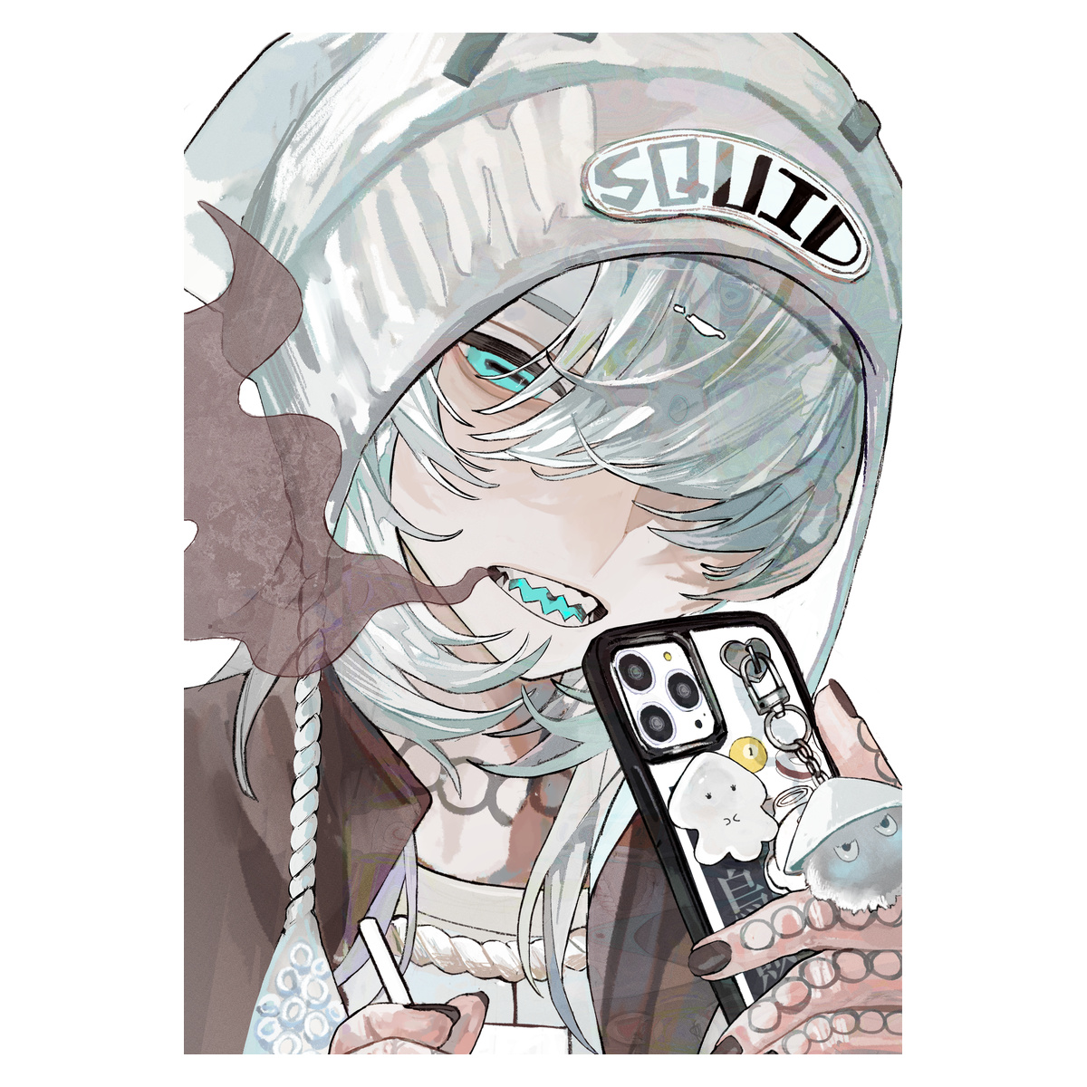 たマごT【白】-烏賊-