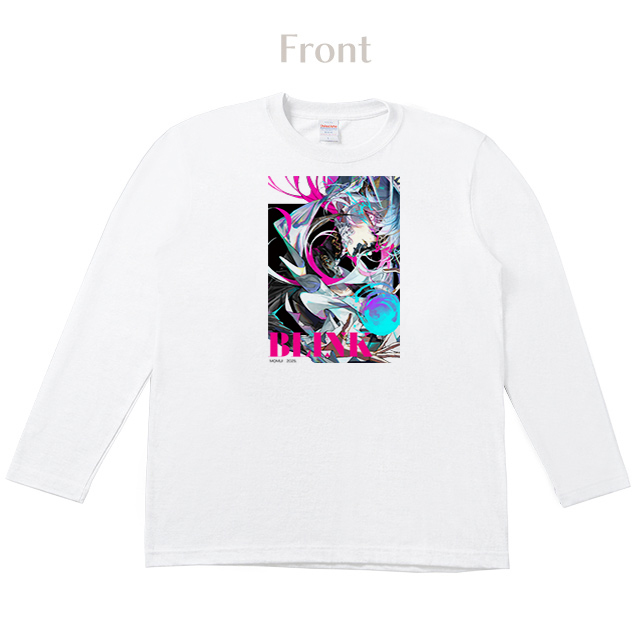かえで《もみじの木》 ロングTシャツ【白】-01-