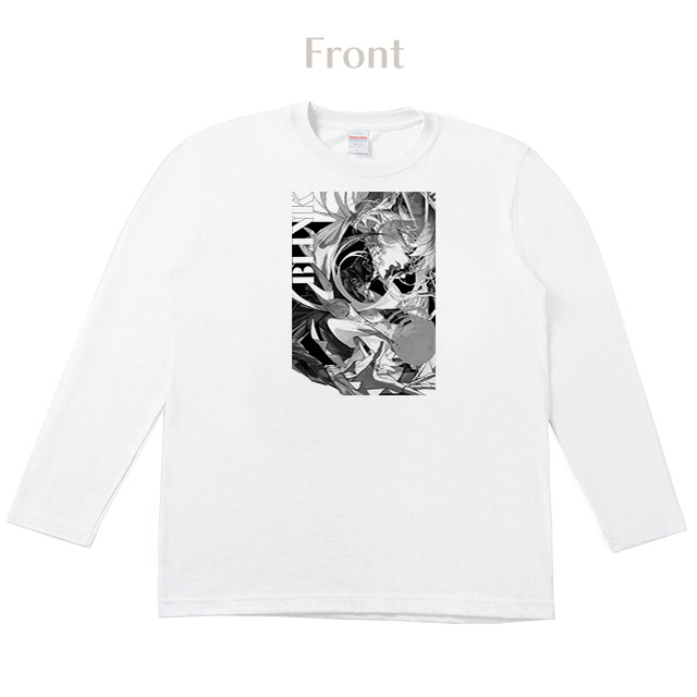 かえで《もみじの木》 ロングTシャツ【白】-02-