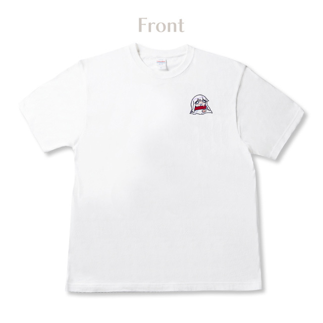 てるてるちゃん ワンポイントTシャツ（溶け）