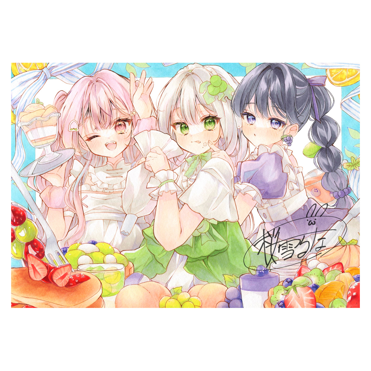 桜雪るなT【白】-01-