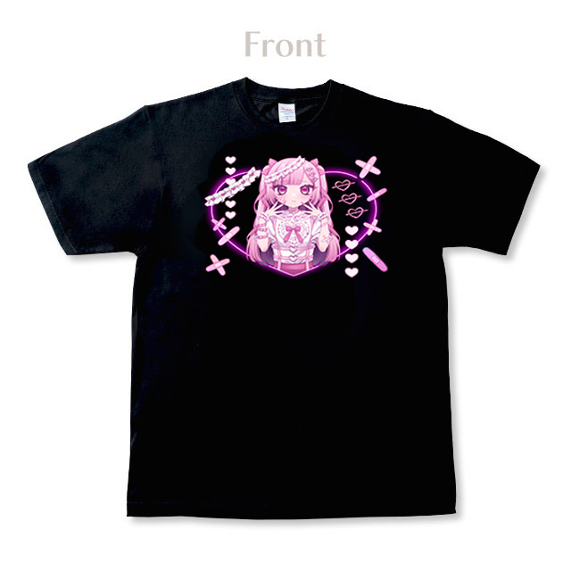 かわいい信仰【黒】Tシャツ2