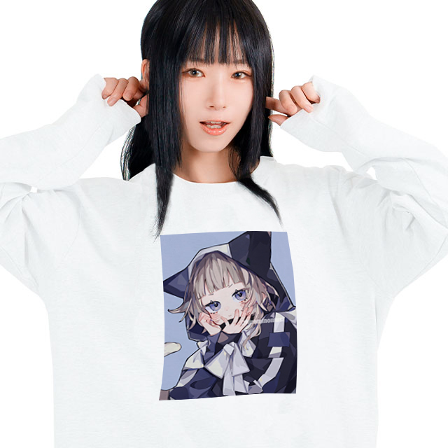 ひろみのむしロンT【白】-みのちゃんアップ-